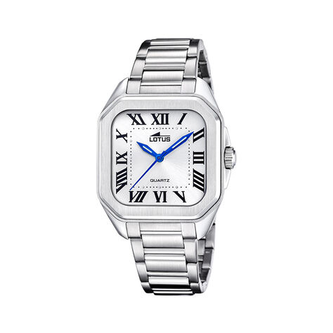 Montre Lotus Square Series Blanc - Montres Femme | Histoire d’Or