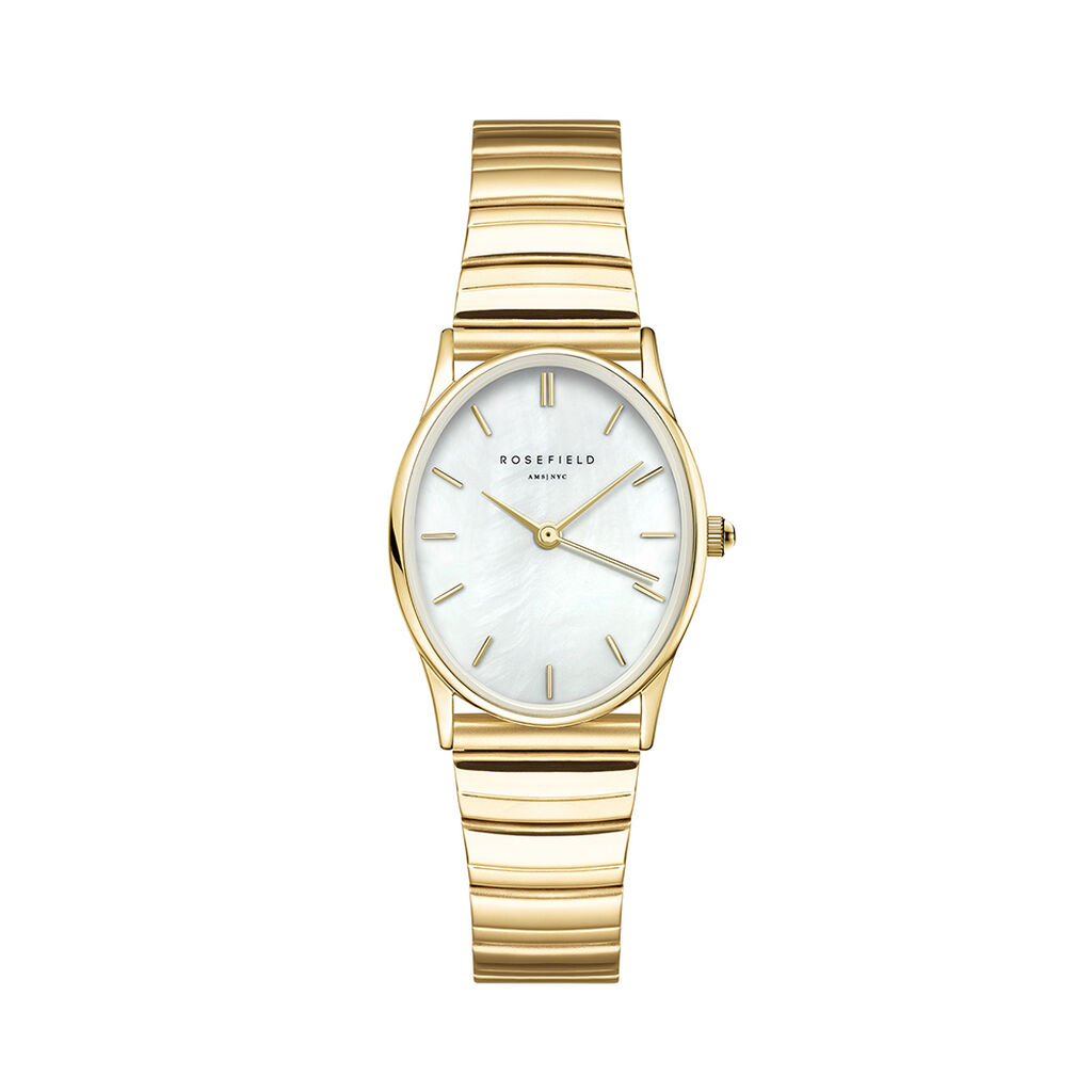 Montre Rosefield Oval Nacre Blanche - Montres Femme | Histoire d’Or