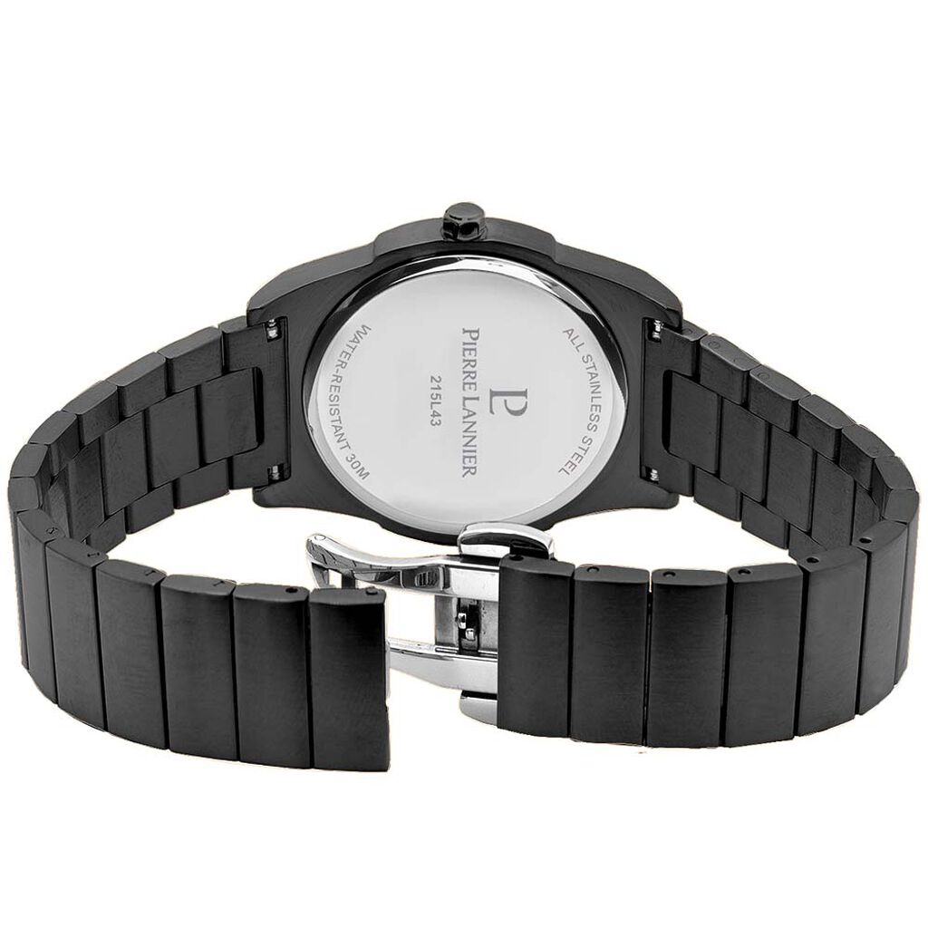 Montre Pierre Lannier Candide Noir - Montres Homme | Histoire d’Or