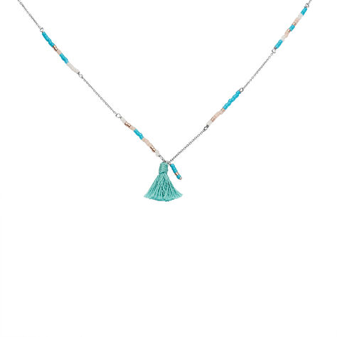 Collier Ninon Argent Blanc Perle D'imitation Et Chrysoprase - Colliers fantaisie Femme | Histoire d’Or