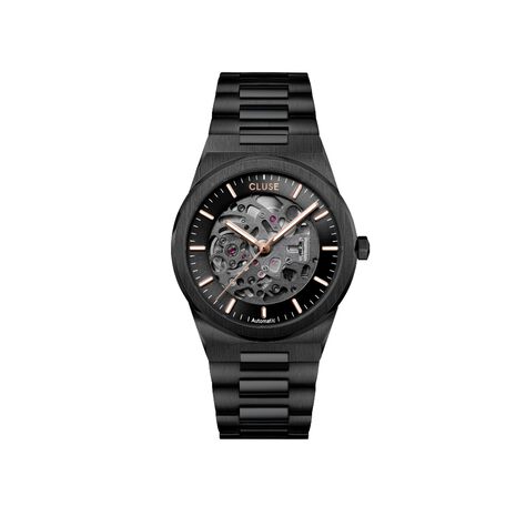 Montre Cluse Vigoureux Automatique Noir - Montres Homme | Histoire d’Or