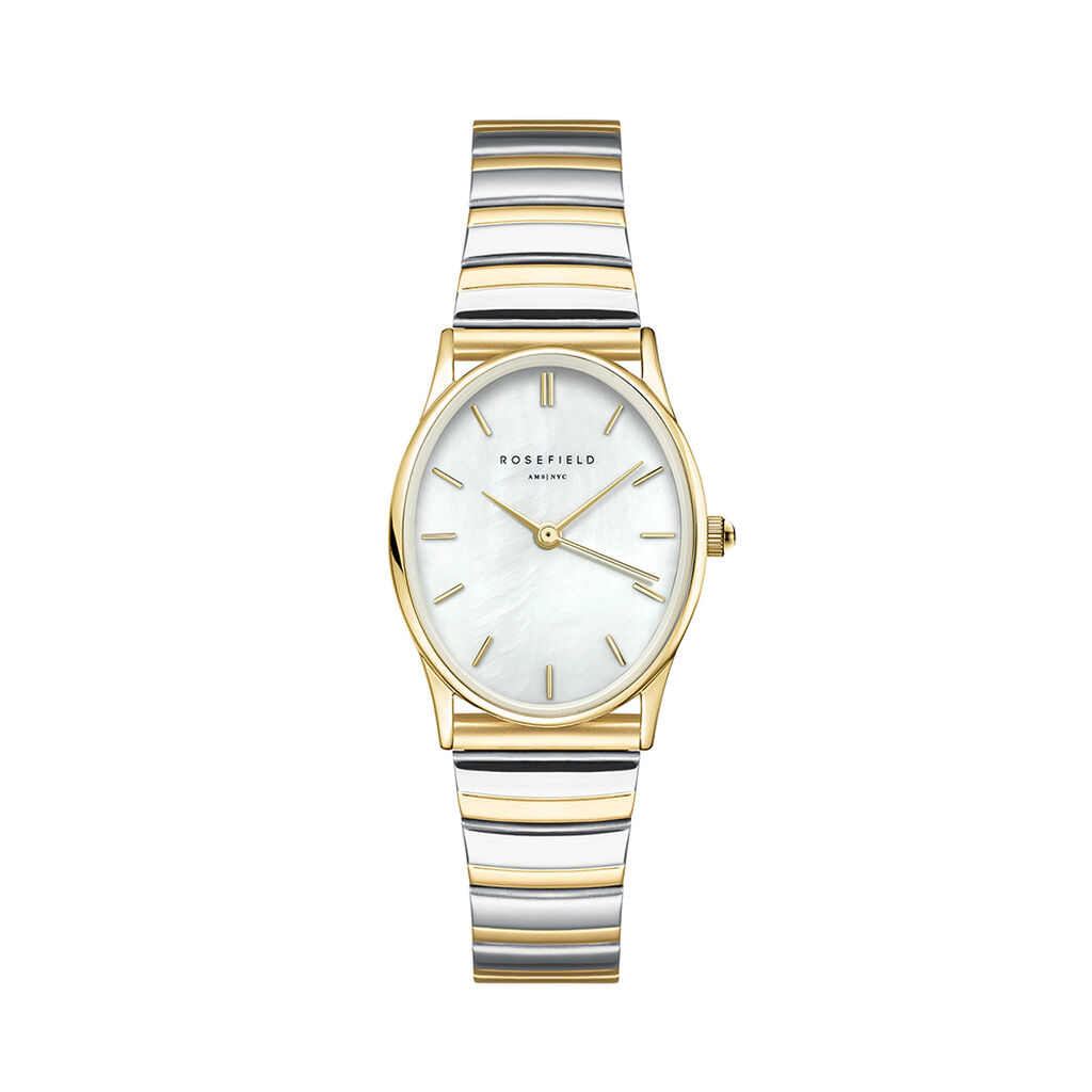 Montre Rosefield Oval Nacre Blanche - Montres Femme | Histoire d’Or