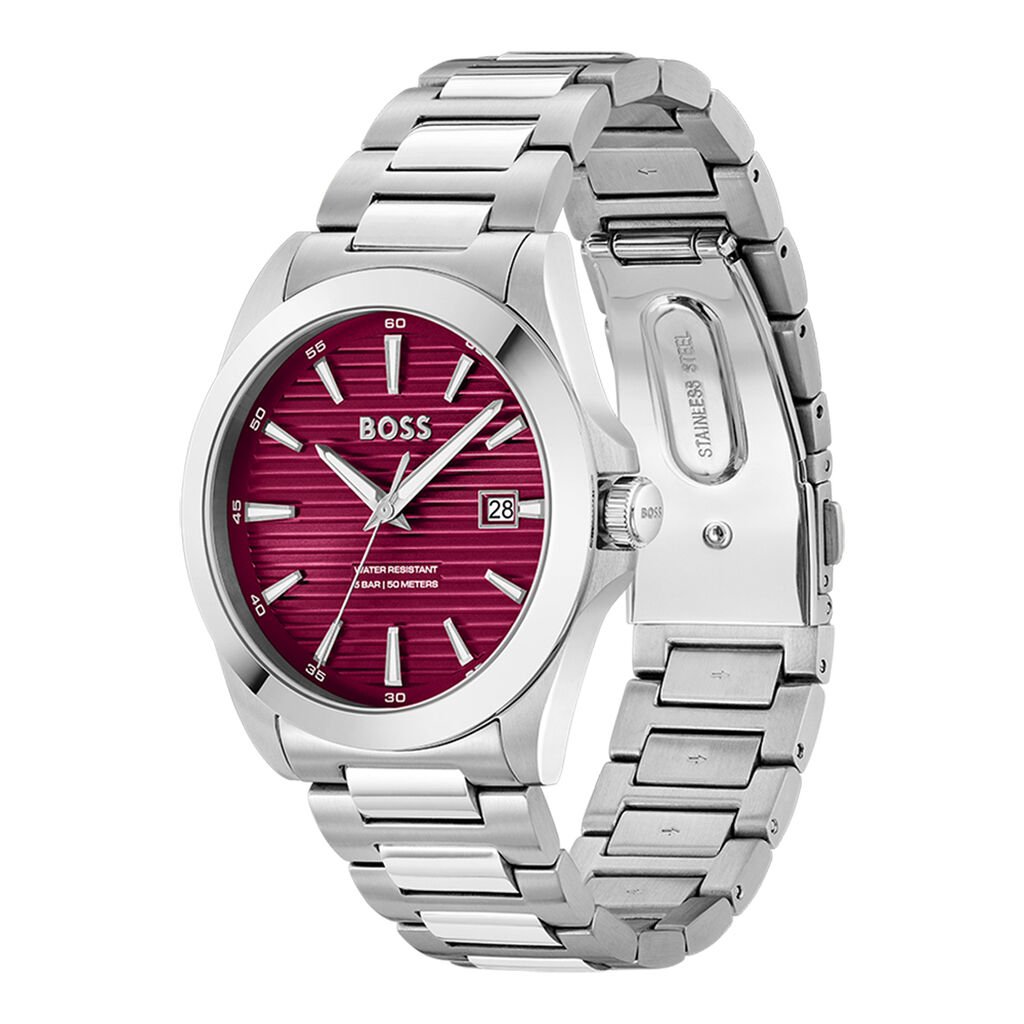 Montre Hugo Boss Boss Strike Bordeaux - Montres Homme | Histoire d’Or