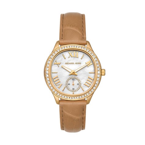 Montre Michael Kors Sage Nacre Blanche - Montres Femme | Histoire d’Or